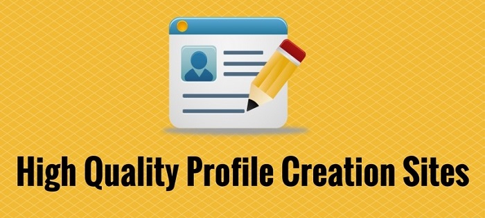 Profile Creation Sites List