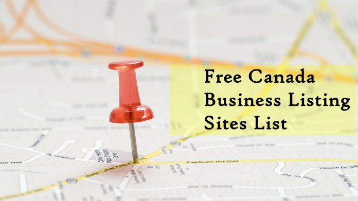 Canada Business Listing Sites List