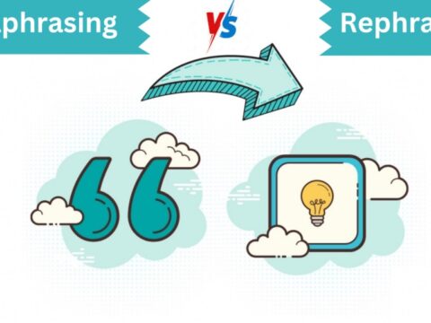 Difference between Paraphrasing and Rephrasing